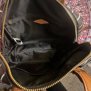 Black and white Fossil purse